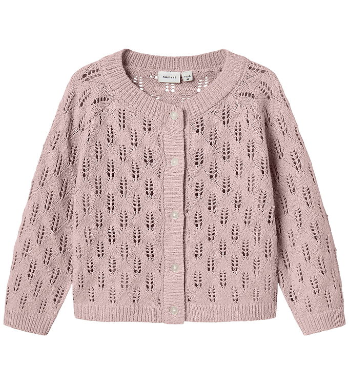 Name It Cardigan - Strik - NmfLeslie - Burnished Lilac