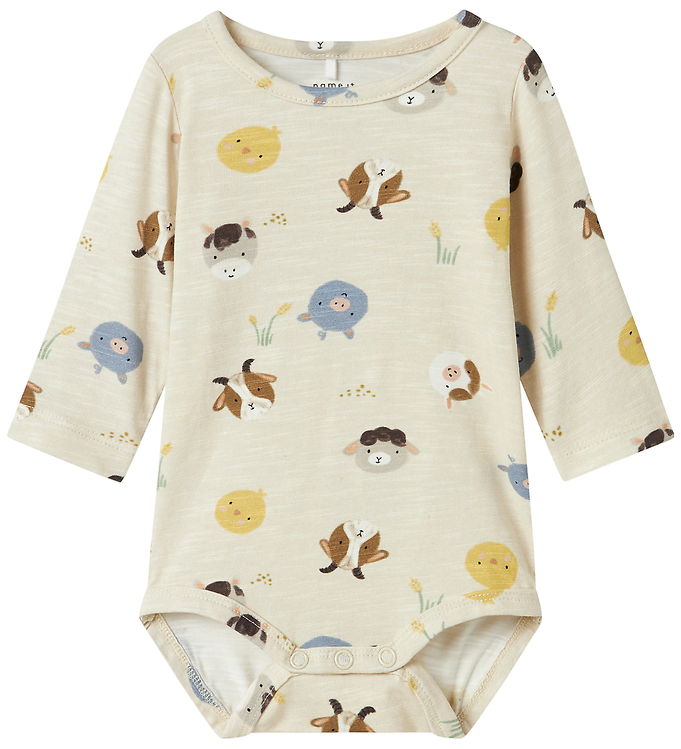 Name it Body l/æ – NbmLarm – Peyote Melange m. Print
