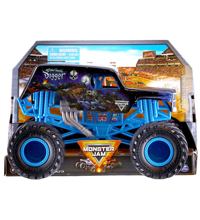 Monster Jam Collector Truck – 1:24 – Son-Uva Digger – Sort/Blå