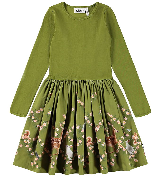 Molo Kjole – Casie Warm – Argyle Forest