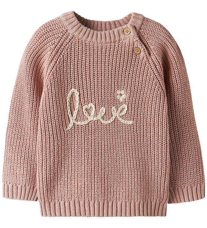 Lil'Atelier Bluse - Strik - NbfEmlen - Misty Rose