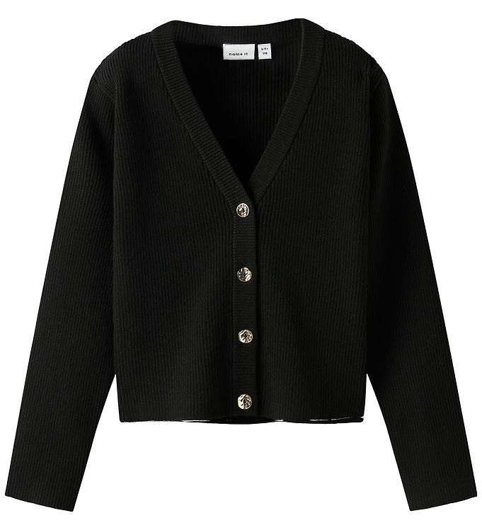 Name It Cardigan - Strik - Rib - NkfLarenLise - Sort