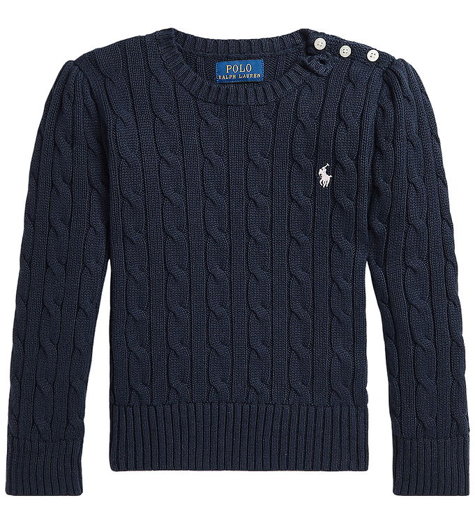 Polo Ralph Lauren Bluse - Strik - Cable - Navy