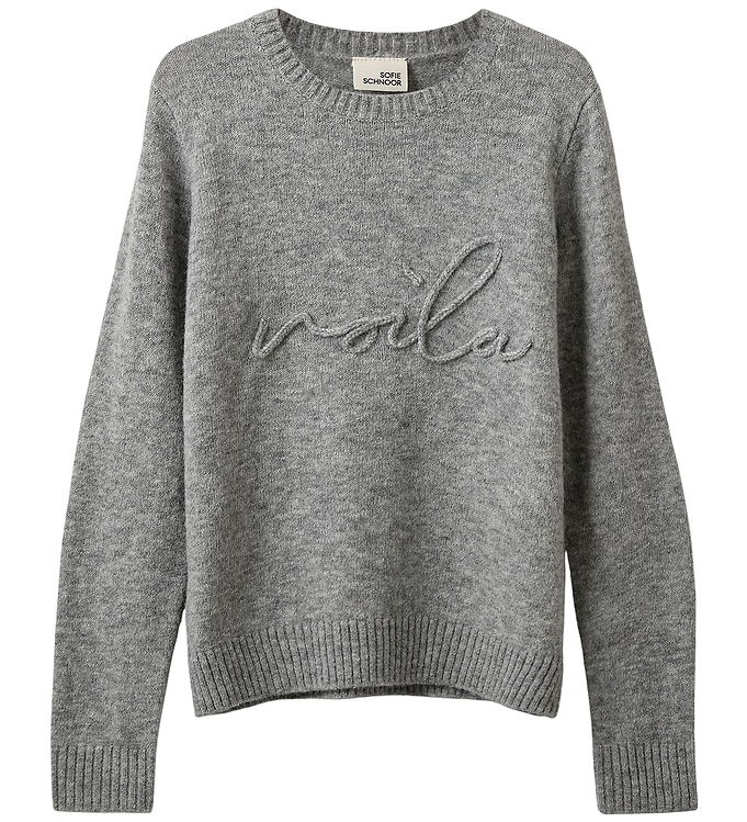 Sofie Schnoor Bluse - Strik - Grey Melange