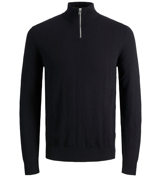 Jack & Jones Bluse - Strik - Noos - JjeEmil - Sort