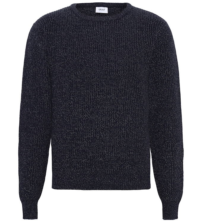 Grunt Bluse - Strik - GrTone - Navy Melange