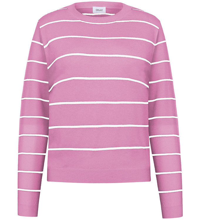Grunt Bluse - Strik - GrFerro - Rose Stripe