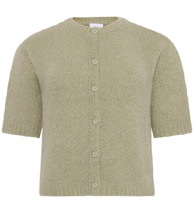 Grunt Cardigan - Strik - GrEvissa - Dust Green