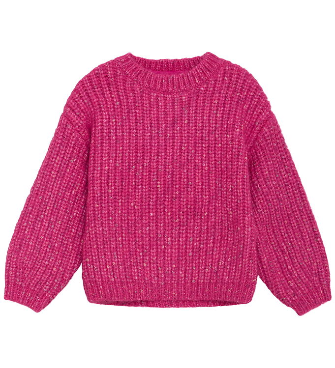 Minymo Bluse Knit - Fuchsia Fedora