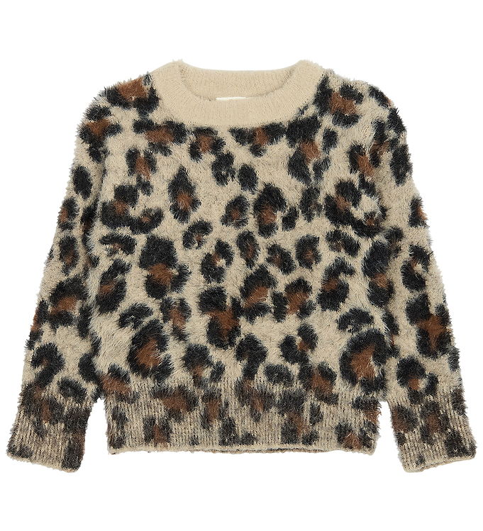 The New Bluse - Strik - TnPamilla - Feather Gray AOP