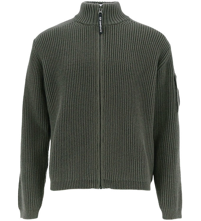 C.P. Company Cardigan - Strik - Grape Leaf Green