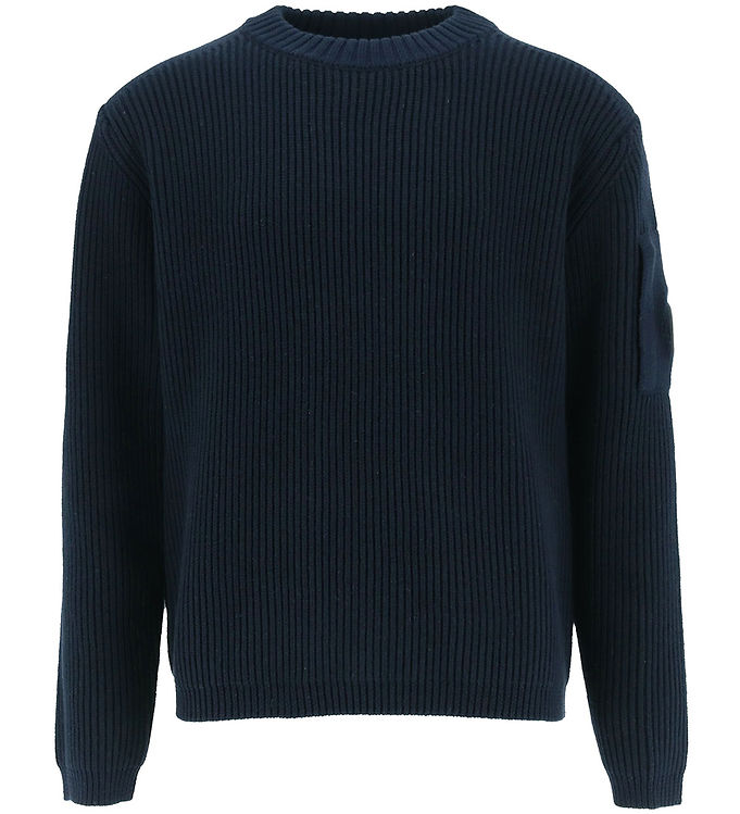 C.P. Company Bluse - Strik - Total Eclipse Blue