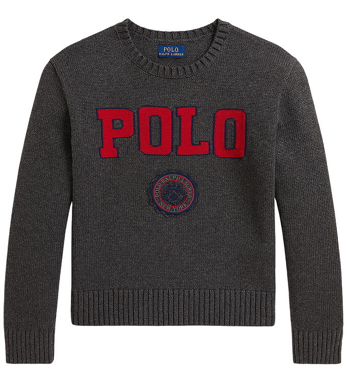 Polo Ralph Lauren Bluse - Strik - Grey Heather