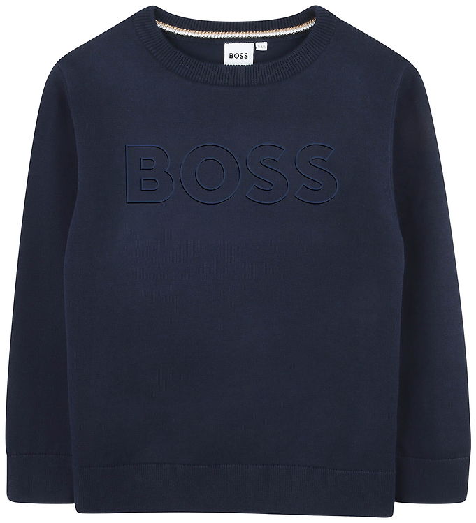 BOSS Bluse - Strik - Navy