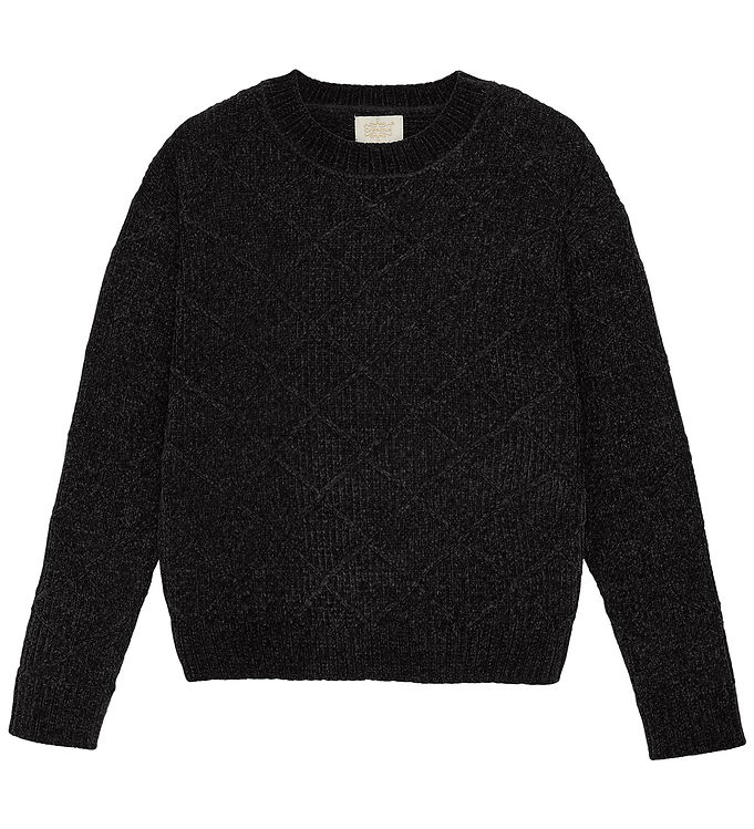 Creamie Bluse - Strik - Sort