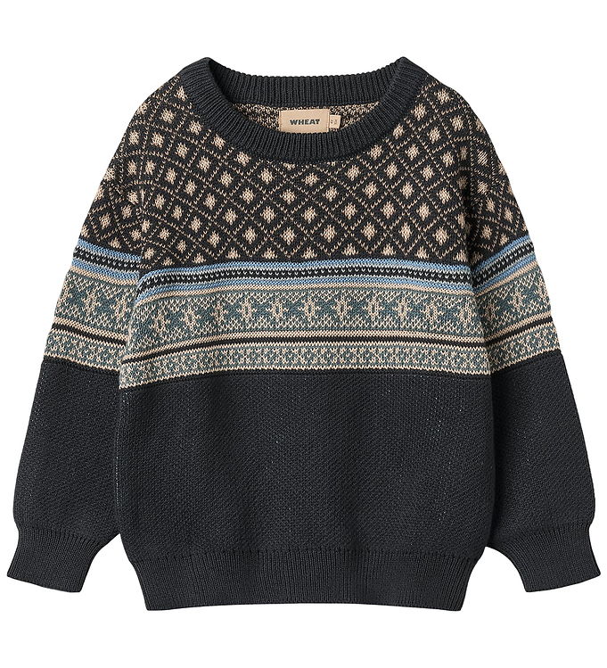 Wheat Bluse - Strik - Julius - Navy