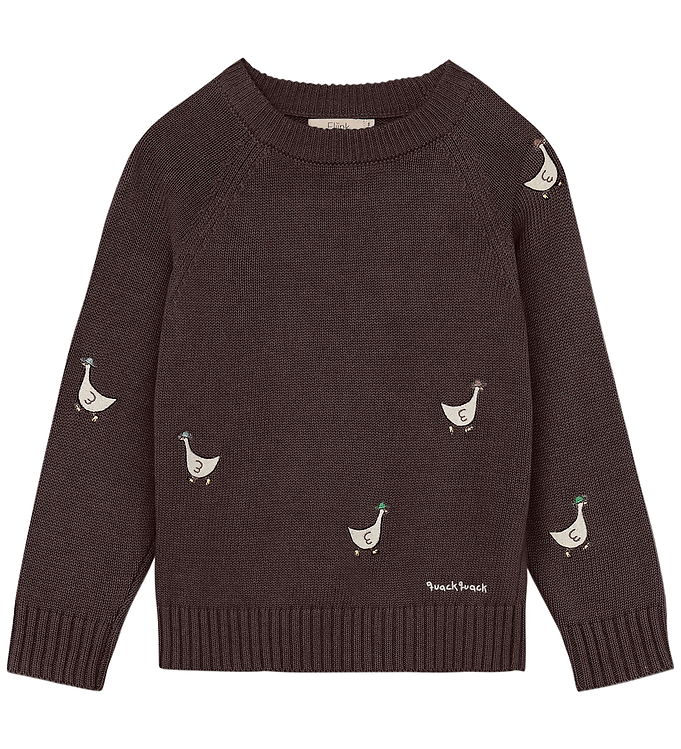 Fliink Bluse - Strik - Mahdi - Coffee Bean