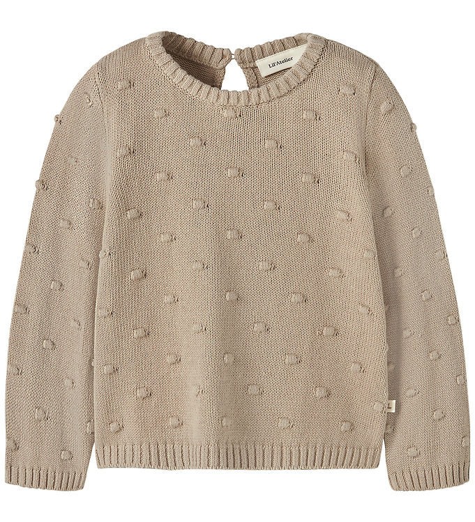 Lil' Atelier Bluse - Strik - NmnGable - Oxford Tan