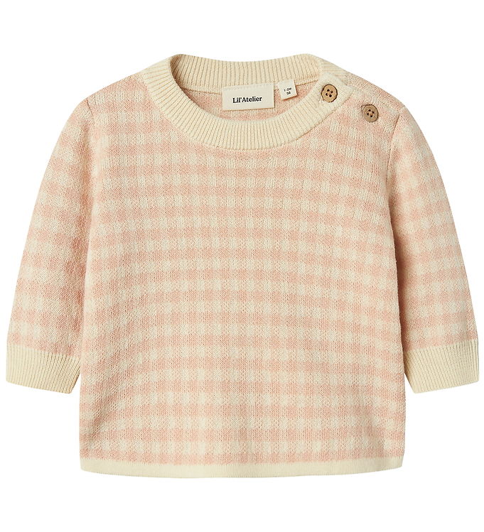 Lil' Atelier Bluse - Strik - NbfNadie - Cameo Rose