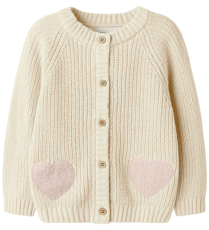 Lil' Atelier Cardigan - Strik - NmfEmlen - Turtledove