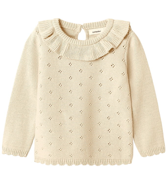 Lil Atelier Bluse - Strik - NmfLaguna - Noos - Turtledove