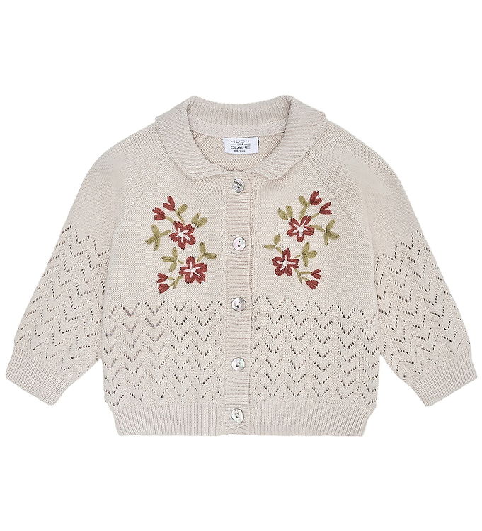 Hust and Claire Cardigan - Strik - Cilja Embroidery - French Oak