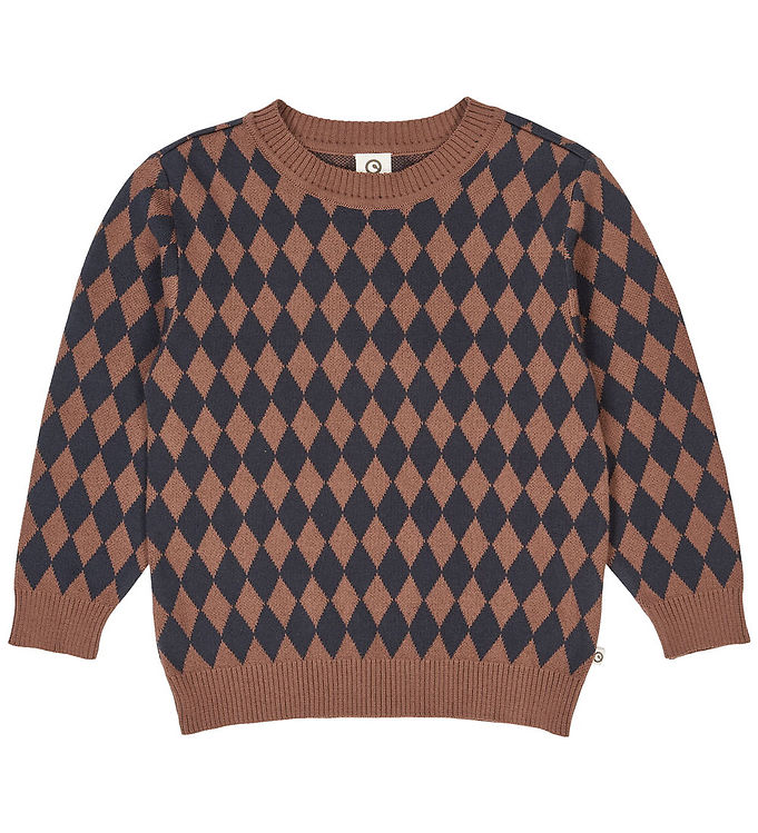 Müsli Bluse - Strik - Harlequin - Root