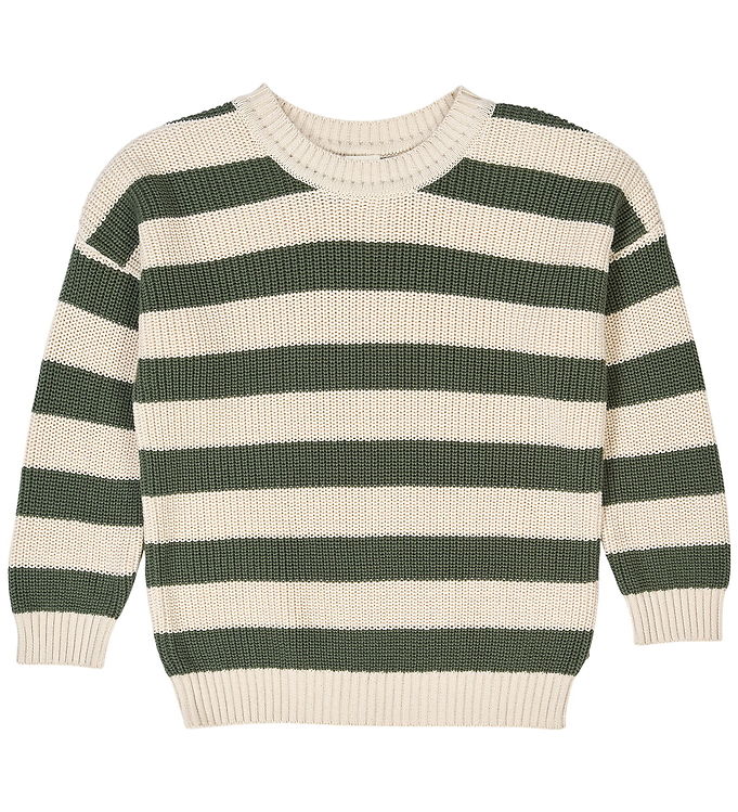 Müsli Bluse - Strik - Stripe - Oak