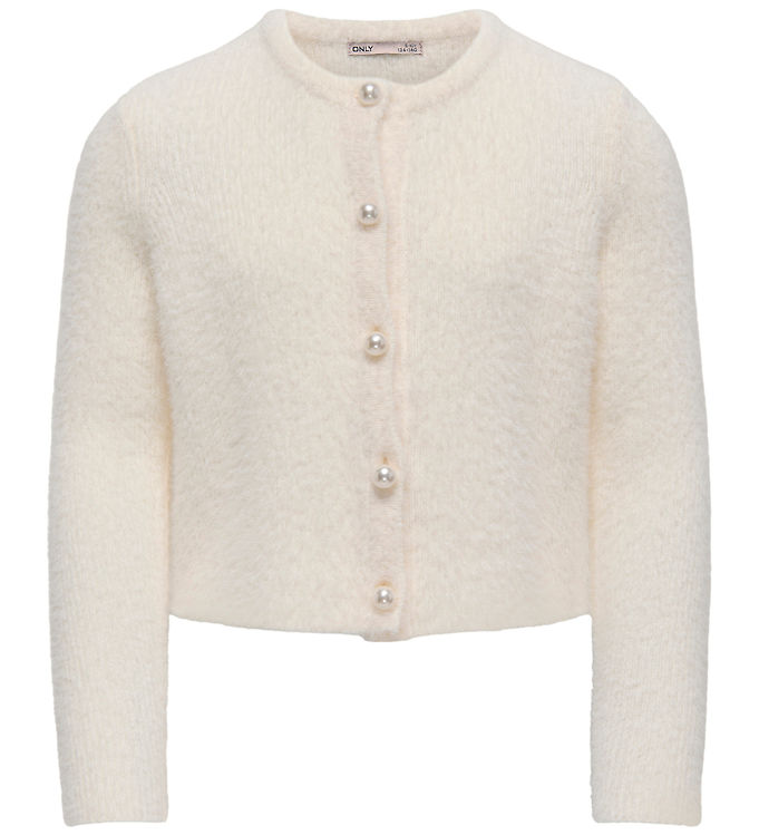 Kids Only Cardigan - Noos - Strik - KogPiumo - Cloud Dancer