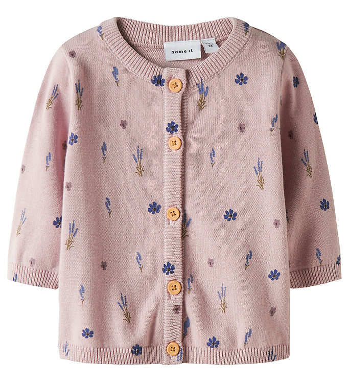 Name It Cardigan - Strik - NbfOhio - Burnished Lilac