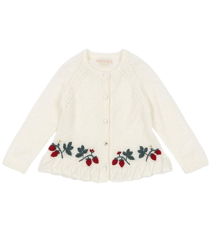 Konges Sløjd Cardigan - Strik - Minia - Bright White