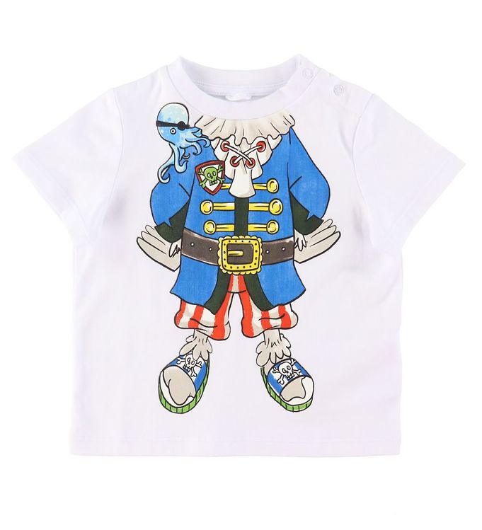 2: Stella McCartney Kids T-shirt - Hvid m. Pirat