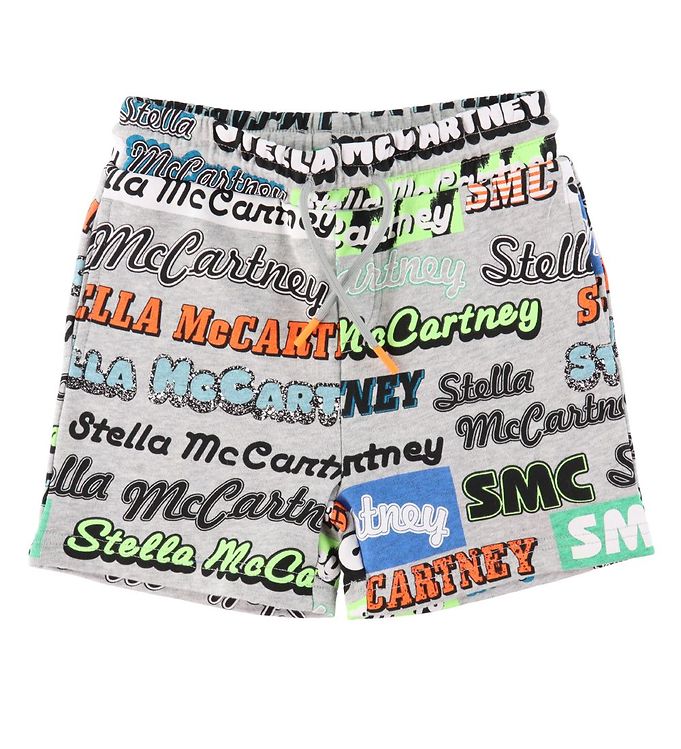 Stella Mccartney Kids Shorts Logo Sport Gråmeleret M. Stella