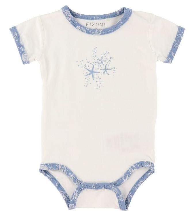 Image of Fixoni Body k/æ - Off White/Blå m. Søstjerner (209440-1044149)
