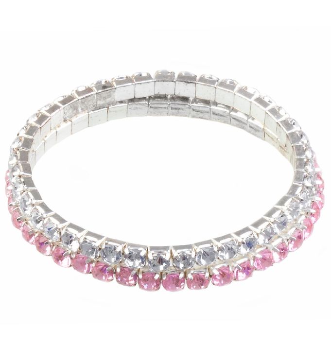 Image of Great Pretenders Udklædning - Diamanté - 2-stk - Sølv/Rosa - OneSize - Great Pretenders Smykker (209371-1043852)
