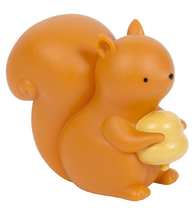 10: A Little Lovely Company Lampe - 12,5 cm - Squirrel - Lysebrun