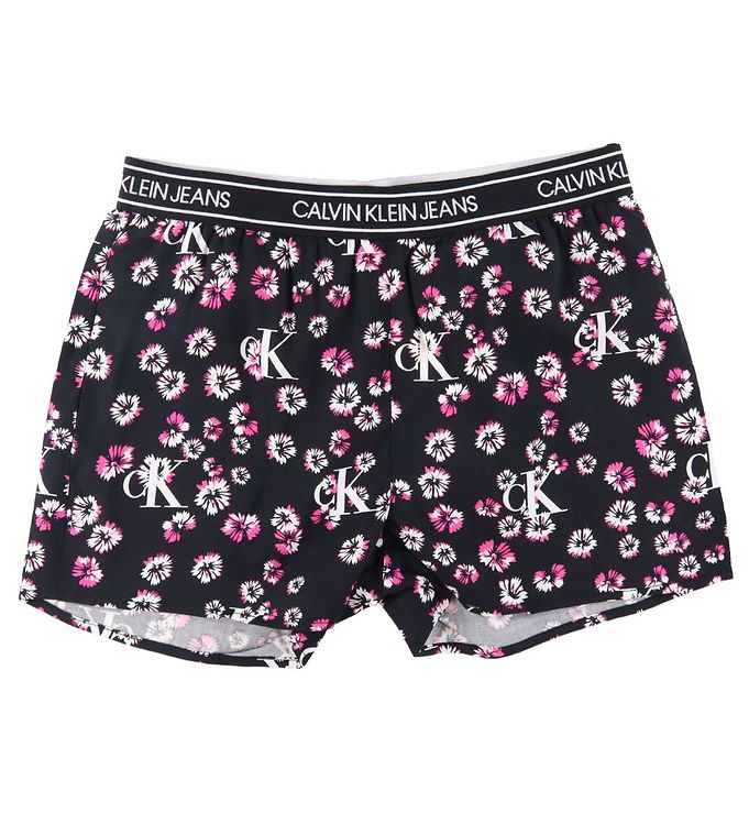 10: Calvin Klein Shorts - Sort m. Blomster