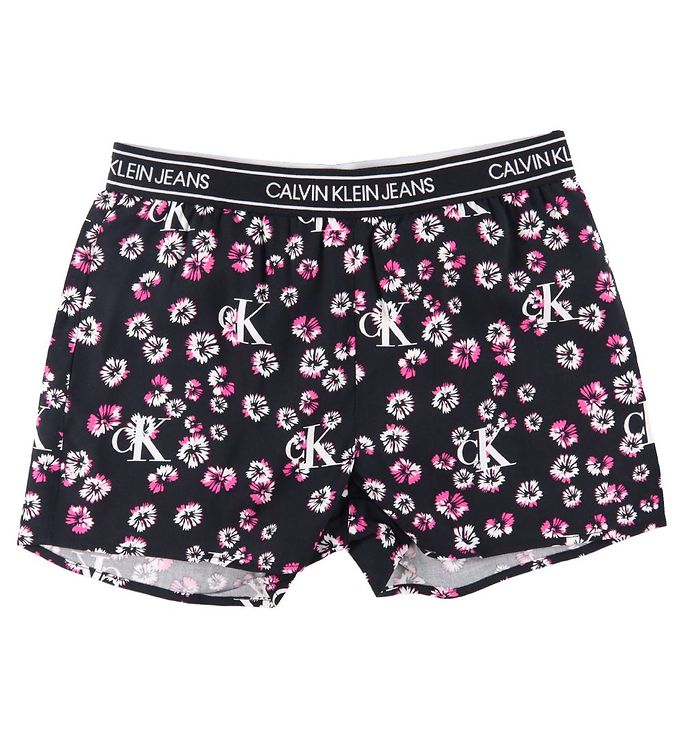 Calvin Klein Shorts Sort M. Blomster