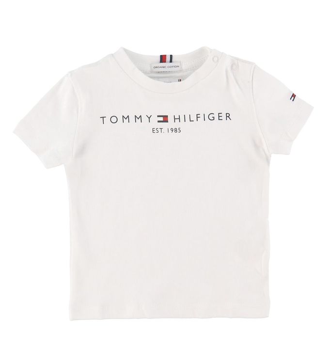 Tommy Hilfiger T-shirt - Essential - Organic - Hvid