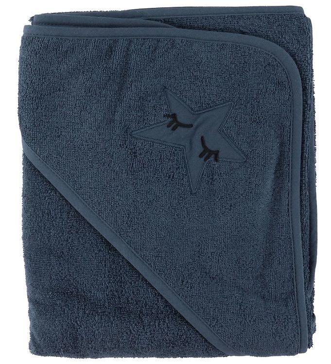 Nørgaard Madsens Badeslag - 100x100 cm Navy m. Stjerne unisex