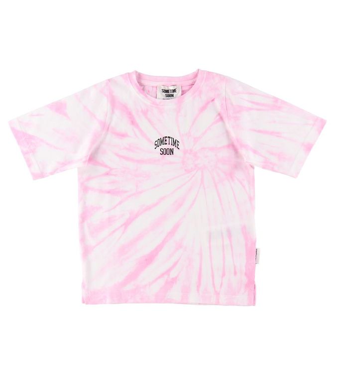 Image of Sometime Soon T-shirt - River - Pink Tie Dye - 2 år (92) - Sometime Soon T-Shirt (216277-1071635)
