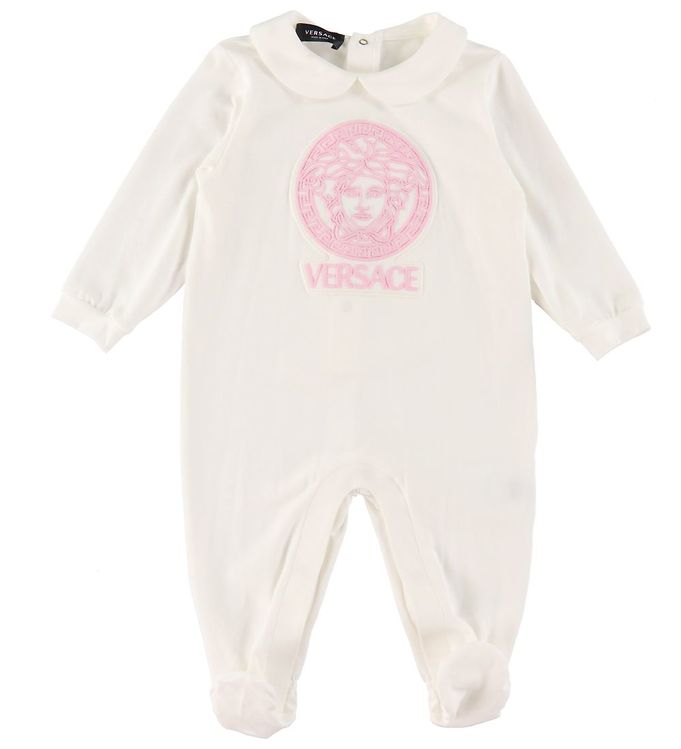 Image of Versace Heldragt - Medusa - Hvid/Baby Pink - 12-18 mdr - Versace Heldragt (216532-1072922)