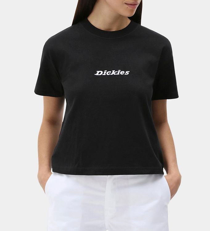 14: Dickies T-shirt - Cropped - Loretto - Sort