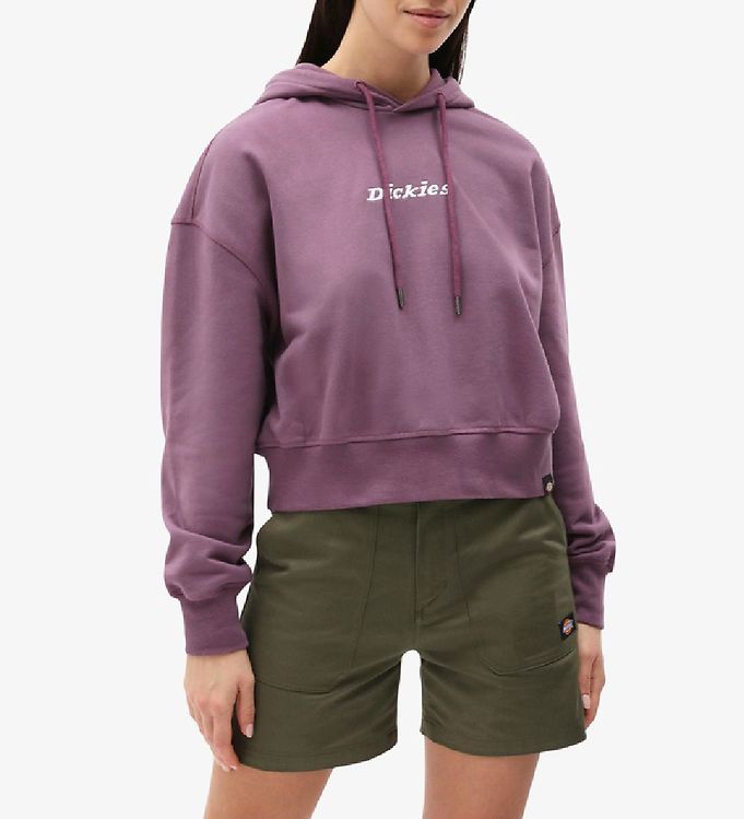 Image of Dickies Hættetrøje - Cropped - Loretto - Purple Gumdrop - S - Small - Dickies Hættetrøje (217612-1075876)