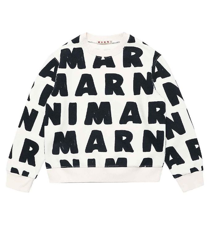 Marni Sweatee Shirt Off White M. Aop Logo