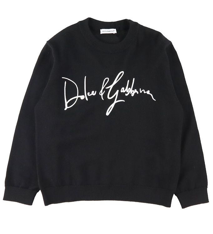 Dolce & Gabbana Bluse Uld Dna Sort