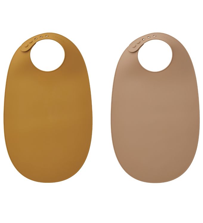 Liewood Hagesmæk - Ilana - 2-pak - Silikone - Golden Caramel/Oat