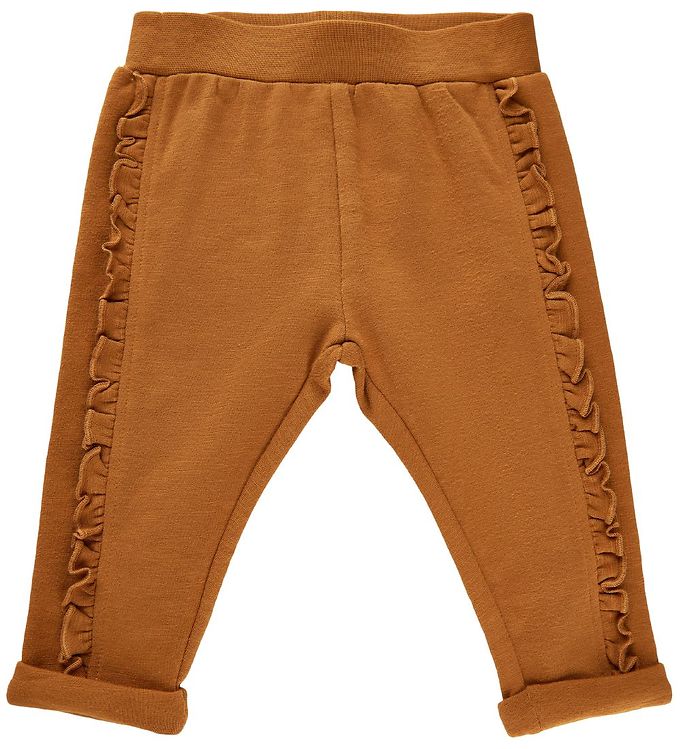 Billede af Minymo Sweatpants - Glazed Ginger m. Frynser