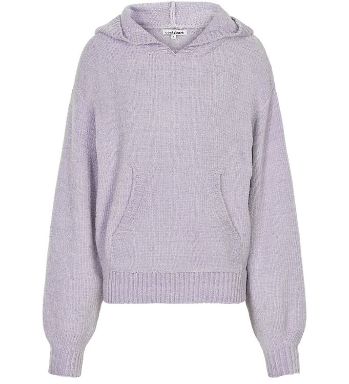 Cost:Bart Hættetrøje - Strik - Poxy - Lavender Blue