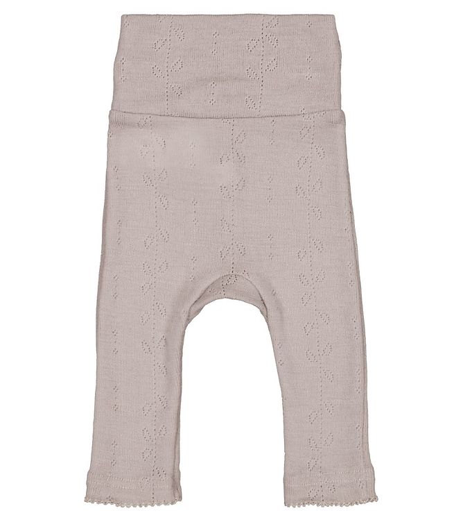 MarMar Bukser - Uld - Pointelle - Piva - Soft Dove